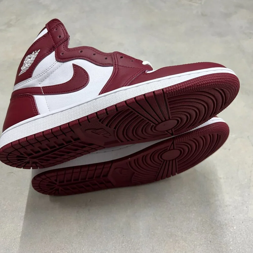 Nike Men's Air Jordan 1 High OG Artisanal Team Red DZ5485 160 - New - Picture 6 of 6